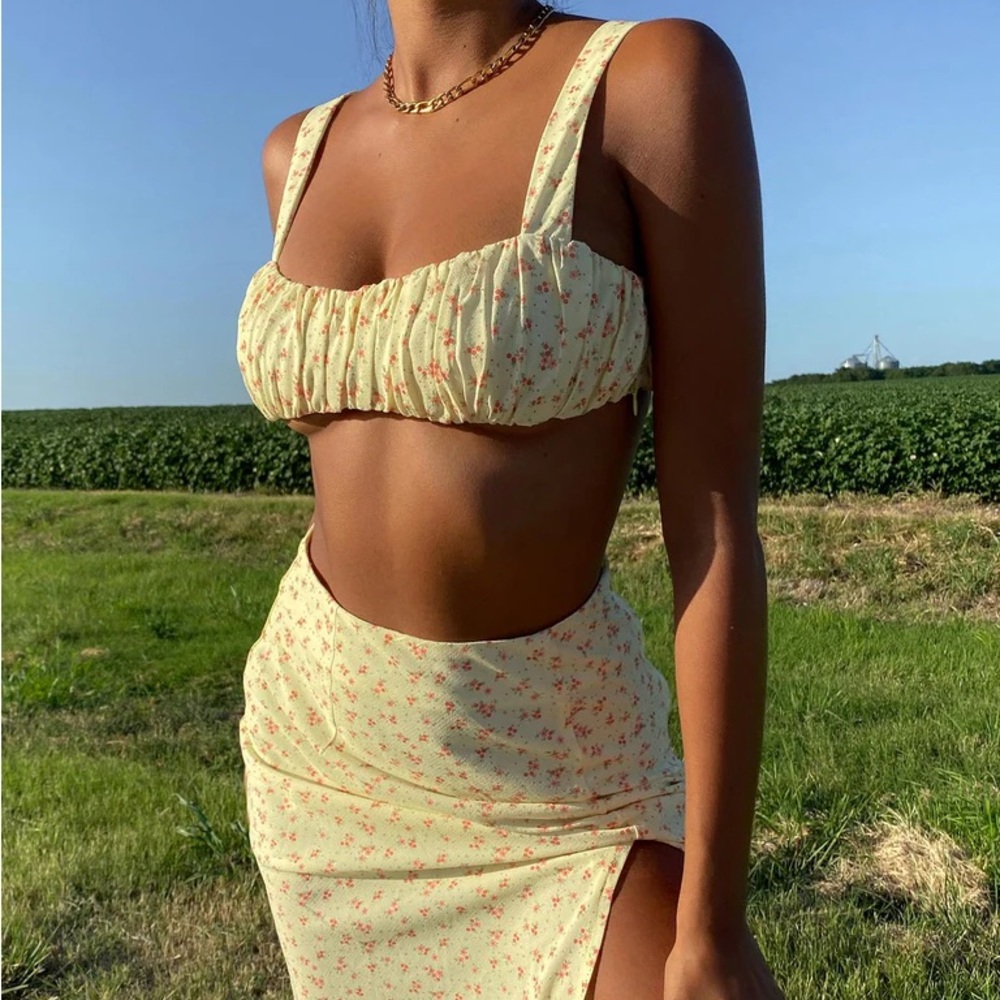 Princess Polly Lily Skirt and Crop Top Set